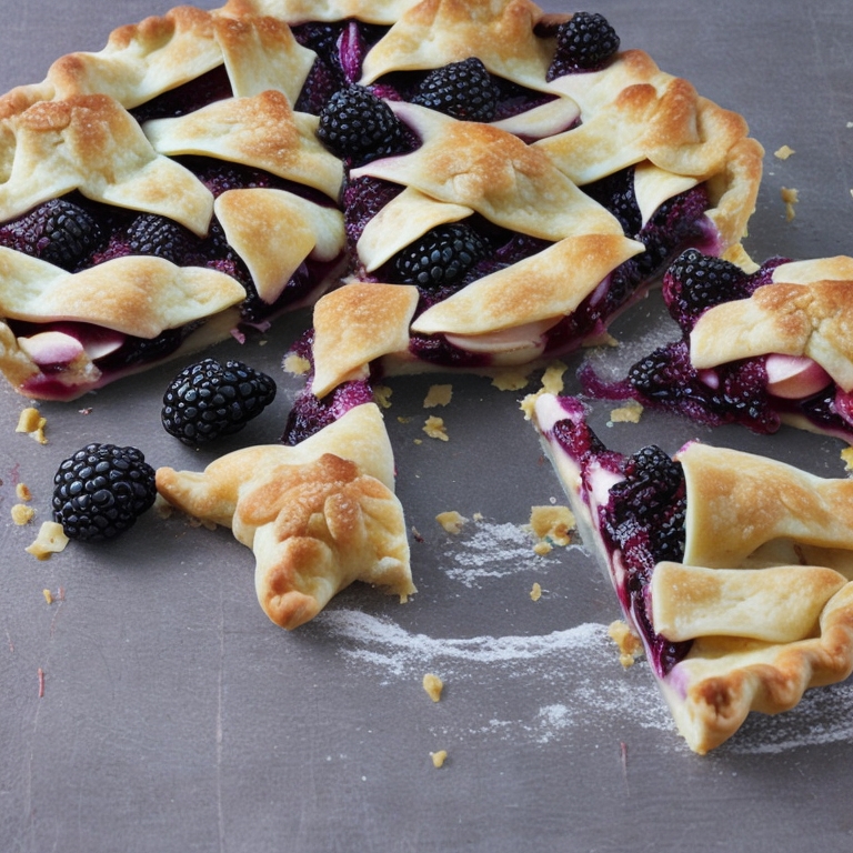 How to make Blackberry and Apple Pie