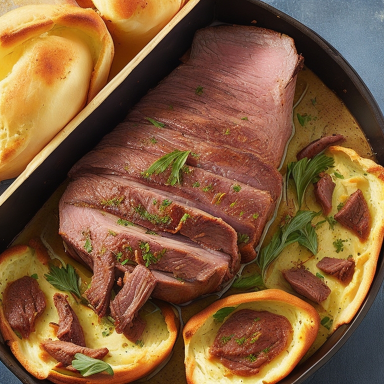 Roast Beef with Yorkshire Pudding